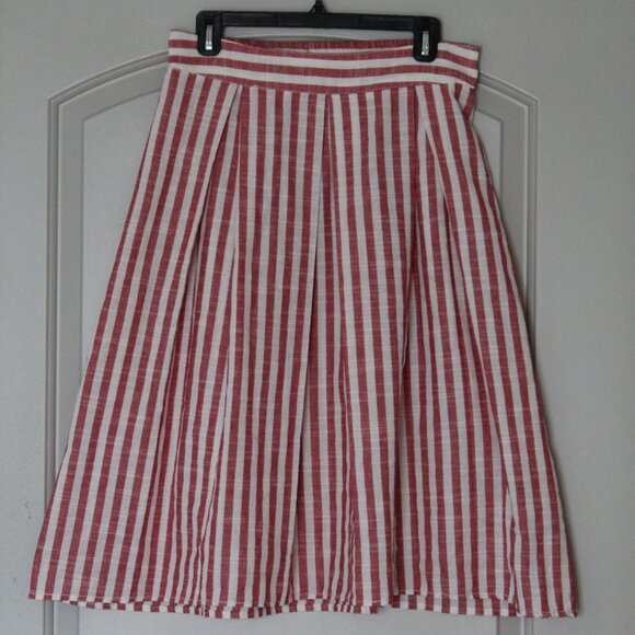 Pinstripe Midi Skirt - Picture 4 of 4